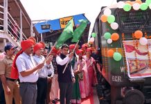 ढोलताशांच्या गजरात जिल्ह्यातील 800 भाविक रामलल्लाच्या दर्शनाकरीता रवाना