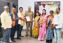 चंद्रपुर शिवसेनेच्या वतीने समाजवादी पक्षाचे आमदार अबू आझमी यांच्यावर देशद्रोहाचा गुन्हा दाखल करण्याची मागणी