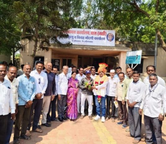 विनायक भाऊसाहेब गाडे यांची बिनविरोध उपसरपंच पदी निवड