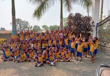राणी यशोधरा इंग्लिश प्रायमरी स्कूलमध्ये धुलीवंदनाचा आनंदोत्सव