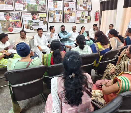 भाजपा सदस्यता नोंदणी व बुथ रचना आढावा बैठक उत्साहात संपन्न..