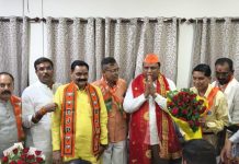 सांस्कृतिक मंत्री आशिष शेलार यांचे भारतीय जनता पक्ष, चंद्रपूर विधानसभेच्या वतीने स्वागत.