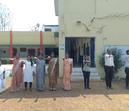 सुजाता कन्या विद्यालय अड्याळ येथे जागतिक जल दिवस साजरा