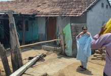 मा.भाग्यश्री आत्राम (हलगेकर) यांचे अहेरी तालुक्यातील, संड्रा गावात भेट