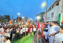 ५ किलोमीटर लांब तिरंगा रॅली काढत चंद्रपूरकरांनी केला भारतीय सैन्याच्या शौर्याला सलाम