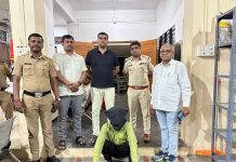 येवला तालुक्यातील महालखेडे शिवारातील खूनाची उकल दोन आरोपी स्थानिक गुन्हे शाखेच्या ताब्यात