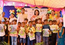 शिवगर्जनेने शाळेत बालकांचे पहिले पाऊल