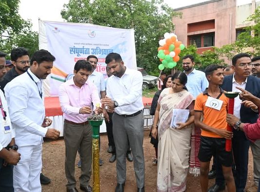 नीती आयोगाच्या संपूर्णता अभियानात जिवती तालुक्याला सुवर्ण पदक