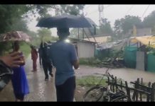 सततधार पावसामुळे जनजीवन विस्कडित