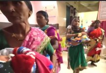 तुमसर शहराच्या शासकीय दवाखान्यात प्रसूती गृहामध्ये छताच्या पाण्याची गळती