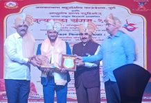 राज्यस्तरीय “नृत्यजीत पुरस्कार” सागर अंदनकर यांना प्रदान