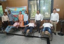 27 अधिकारी कर्मचा-यांनी केले रक्तदान