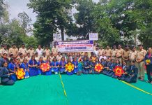 सामाजिक वनीकरण दिंडोरी व ग्लोबल इंटरनॅशनल स्कूल नाशिक यांचे कडून वृक्षारोपण.