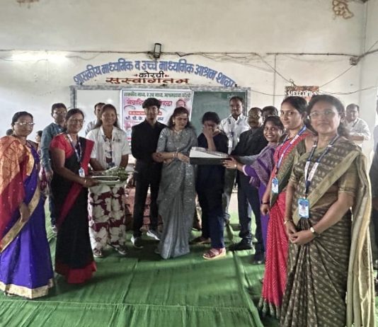 कोरची आश्रम शाळेत सेवानिवृत्ती सत्कार सोहळा संपन्न