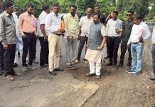 आमदार सुधीर मुनगंटीवार यांचा खड्डेमुक्त रस्त्यांसाठी पुढाकार