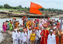 श्री क्षेत्र चास नळी येथील हनुमान मंदिर व जगद्गुरु संत तुकाराम महाराज मंदिर वर्धापन दिनानिमित्ताने अखंड हरिनाम सप्ताहाची सांगता.