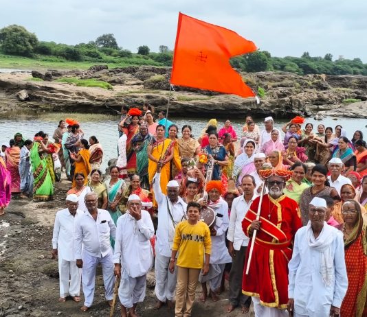 श्री क्षेत्र चास नळी येथील हनुमान मंदिर व जगद्गुरु संत तुकाराम महाराज मंदिर वर्धापन दिनानिमित्ताने अखंड हरिनाम सप्ताहाची सांगता.