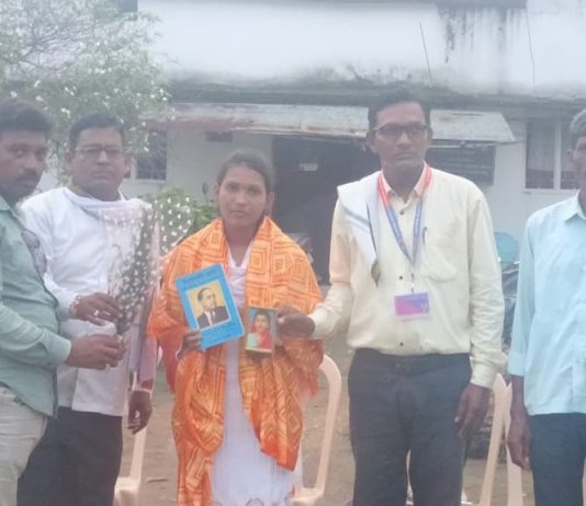 वडेगांव-शंकरपुर वासियांनी केले शेजल सयामचे सत्कार