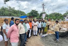 महाकाली मंदिर परिसरात सुरू असलेल्या विकासकामांची आमदार किशोर जोरगेवार यांच्याकडून पाहणी..