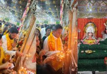 ओल्या दुष्काळातून शेतकऱ्यांना दिलासा मिळावा म्हणून पुण्यात माता सच्चीयाय आरती