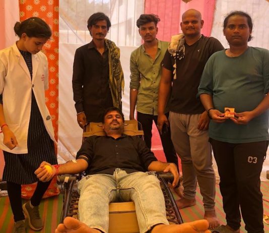 साकोली येथे रक्तदान शिबिराचे आयोजन