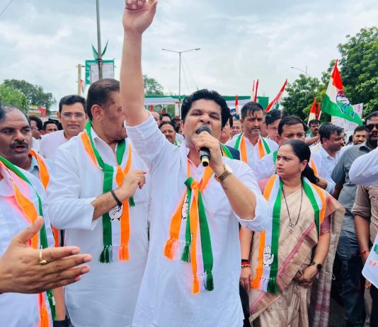 “वोट चोर गद्दी छोड” राज्यस्तरीय निषेध मेळावा कामठी, नागपूर