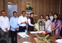 राष्ट्रीय पुरस्कार विजेती बालकलाकार कु. त्रिशा ठोसरचा मीरा-भाईंदर महानगरपालिकेत गौरव!