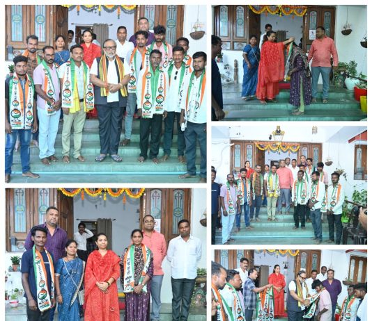 युवकांचा राष्ट्रवादी काँग्रेस पार्टी (अजित पवार गट) मध्ये उत्स्फूर्त पक्षप्रवेश; पक्षाला अहेरी तालुक्यात नवे बळ