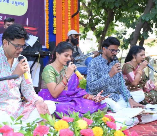 चंद्रपूर येथे ‘पाडवा पहाट’ थाटात संपन्न