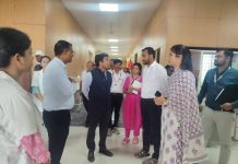 जिल्हाधिका-यांकडून गोंडपिपरी तालुक्यात विकासकामांची पाहणी