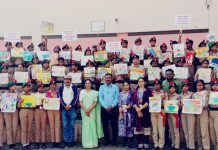 ‘माझे मत माझे भविष्य’ चित्रकला पोस्टर स्पर्धेतून एनसीसी विद्यार्थ्यांची प्रभावी मतदान जनजागृती