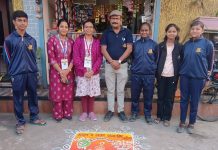 ‘माझे मत, माझा अधिकार’ रांगोळी स्पर्धेला एनसीसीचा उत्स्फूर्त प्रतिसाद
