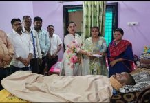 जयश्री नागापुरे (कावळे) यांचेकडून रुग्णास उपचारासाठी आर्थिक मदत