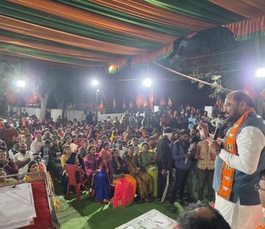 घुग्घूसचा सर्वांगीण विकास आणि प्रत्येक नागरिकाचा सन्मान हेच भाजपचे ध्येय – आ. किशोर जोरगेवार