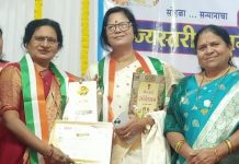 डॉ. मंदाकिनी जवादे यांना कला भूषण पुरस्काराने सन्मानित