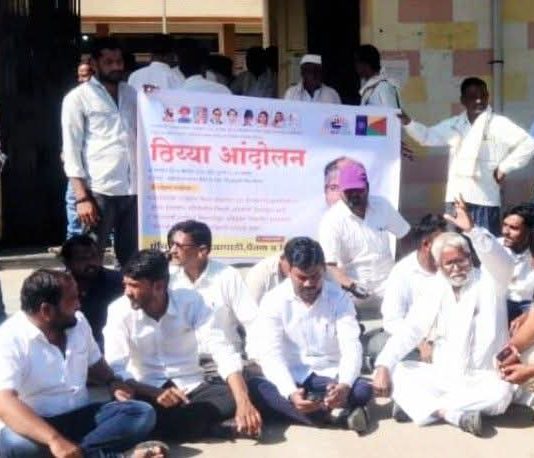 जायकवाडीच्या अतिक्रमण कारवाई विरोधात वंचित बहुजन आघाडीचे पैठणमध्ये ठिय्या आंदोलन!