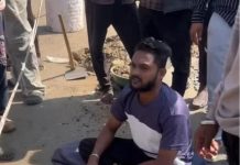 प्रशासनाचे दुर्लक्ष; आलापल्लीत निकृष्ट रस्ते कामाला ग्रामस्थांचा विरोध; अक्षय करपे नेतृत्वाखाली कामा ला ब्रेक