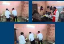 संतोष बांगर पुन्हा वादात; मतदान केंद्रात घुसून घोषणाबाजी, गोपनीयतेचा भंग केल्याने कारवाईची मागणी!