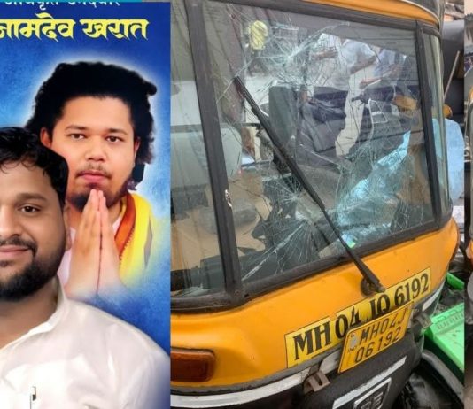 वंचितचे उमेदवार संतोष खरात यांच्या कार्यकर्त्यांच्या वाहनांची तोडफोड