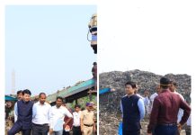 बायोमायनिंग प्रकल्पाची आयुक्तांकडून पाहणी; कामे तातडीने पूर्ण करण्याचे निर्देश