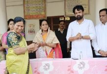 संत शिवराम महाराज विद्यालयात नवनिर्वाचित नगराध्यक्ष, नगरसेवक यांचा नागरी सत्कार समारंभ सोहळा.