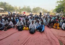 ‘मनरेगा’ कंत्राटी कर्मचाऱ्यांचे आझाद मैदानात एल्गार; शासन सेवेत सामावून घेण्याची प्रमुख मागणी