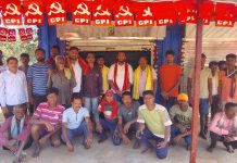 संघर्ष जारी रहेगा’चा निर्धार; भूमकाल दिनी ताडगुड्यात भाकप कार्यालय सुरू