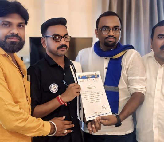 भीम आर्मी भारत एकता मिशनच्या महाराष्ट्र उपाध्यक्षपदी संदीप शेलार यांची निवड