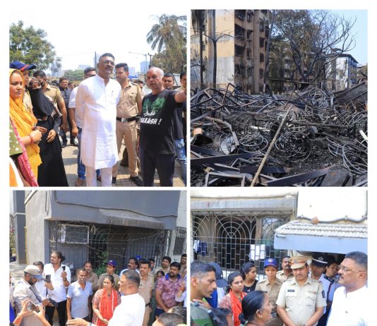 मीरा रोड अग्नितांडव प्रकरणी मंत्री प्रताप सरनाईकांचा संताप; बाधितांना २४ तासांत मदतीचे आदेश