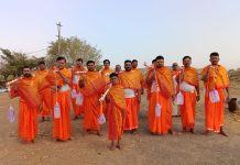 बांगर्डे येथे कावड यात्रेला उत्साहात प्रारंभ; भक्तिमय वातावरणात जलवाहन सोहळा संपन्न