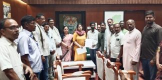 गोंडपिपरी MIDC विरोधात शेतकरी आक्रमक ; संयुक्त मोर्चाच्या वतीने जिल्हाधिकाऱ्यांना निवेदन.