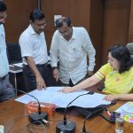 कुसुंबी व नोकारी येथे प्रत्यक्ष पाहणी करून होणार मोजणी