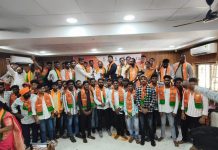 भारतीय जनता पार्टी स्थापना दिना निमित्त कार्यक्रमाचे आयोजन, युवकांचा पक्षप्रवेश