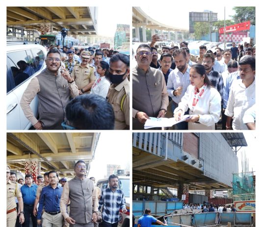 काशिगाव मेट्रो स्थानकातील कोंडीवर मंत्री सरनाईक आक्रमक; MMRDA ला २ महिन्यांचा अल्टिमेटम